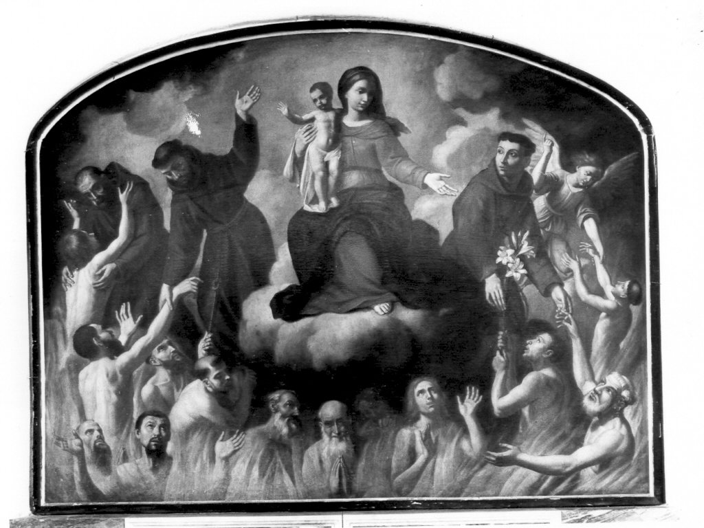 Anime del purgatorio (dipinto) - ambito romano (seconda met&agrave; sec. XVII)